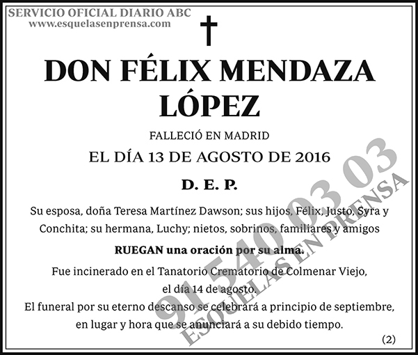 Félix Mendaza López